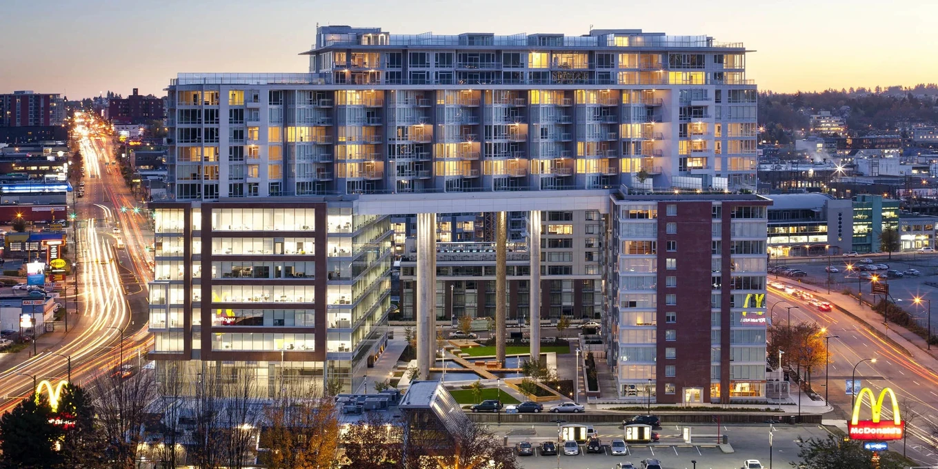 Central Vancouver Onni tower street view