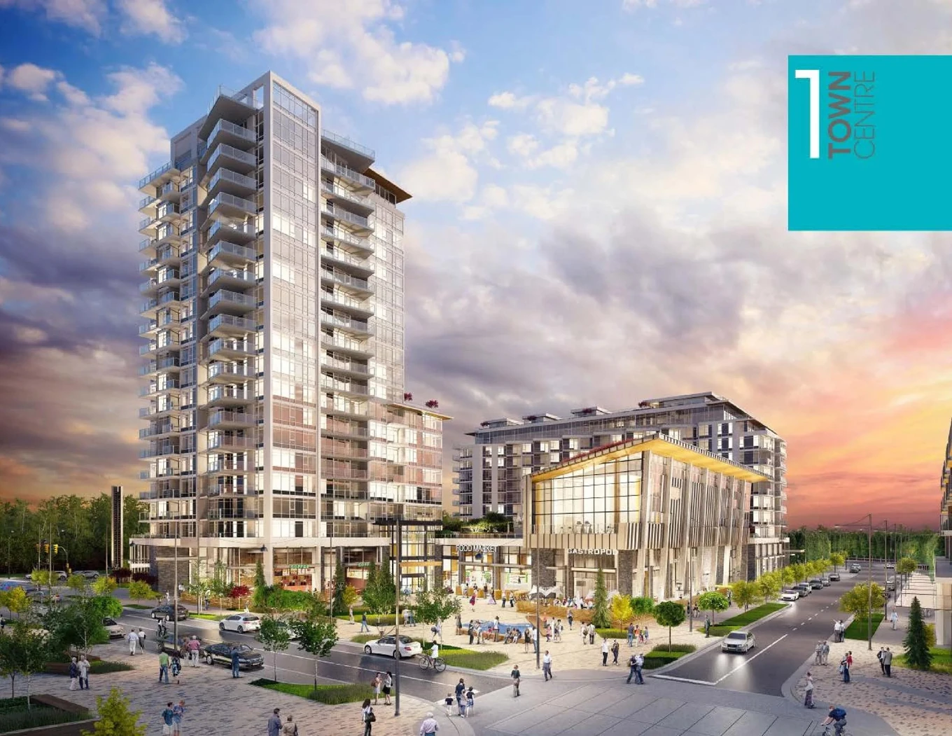 River District Parcel 17 residential towers