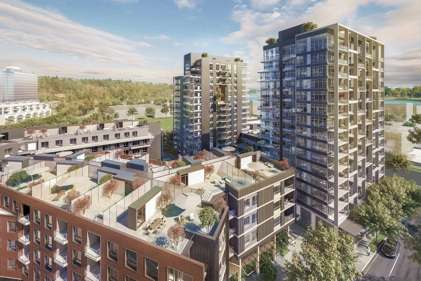River District Parcel 20 and 21 buildings