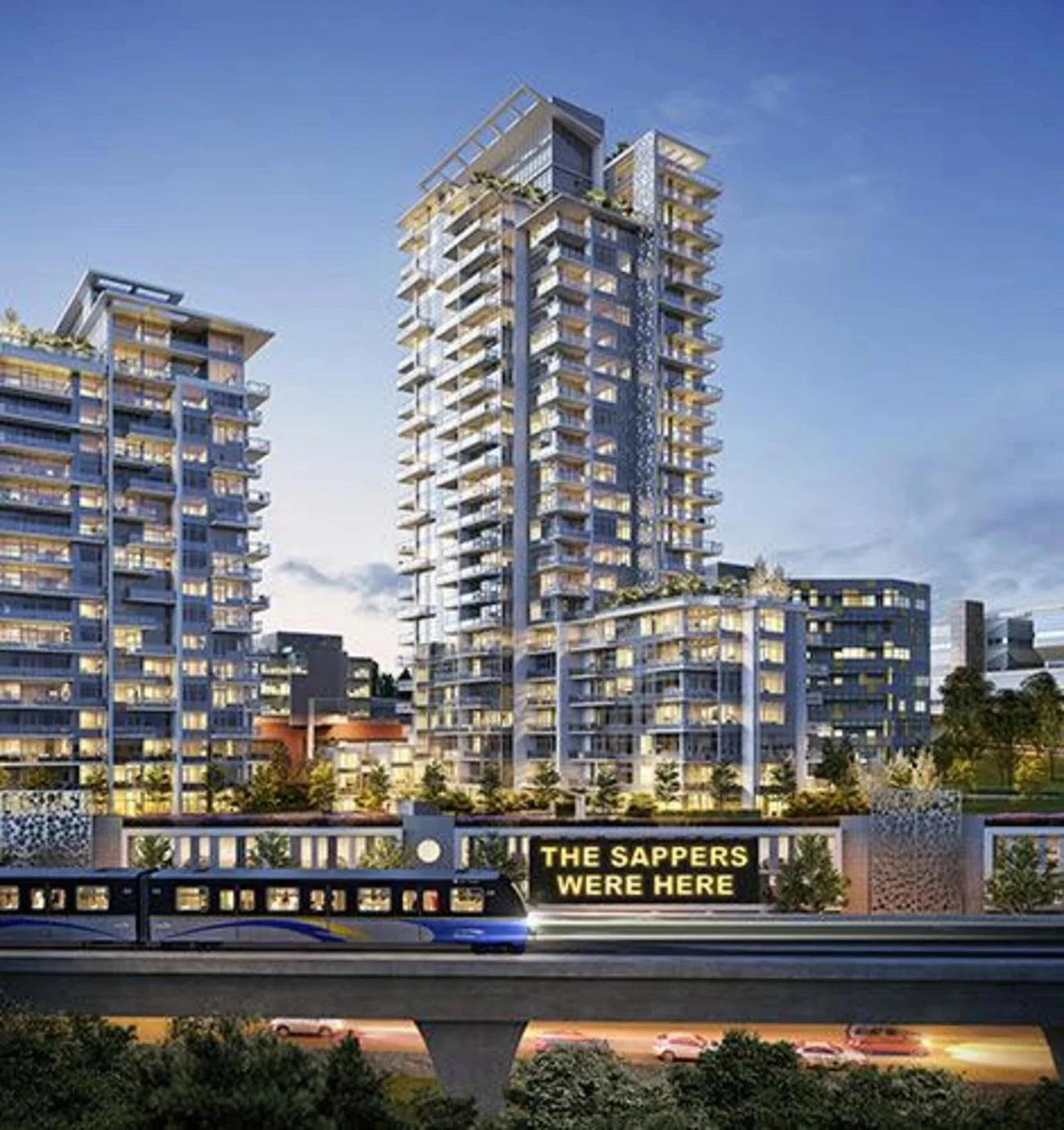The Columbia residential tower Brewery District